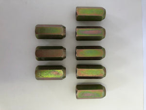 40.966-8 (8) pcs. Lug nut kit (14mm x 1.5p) 22mm hex Cone Seat; Gm; Ford; Jeep; Ram; Toyota
